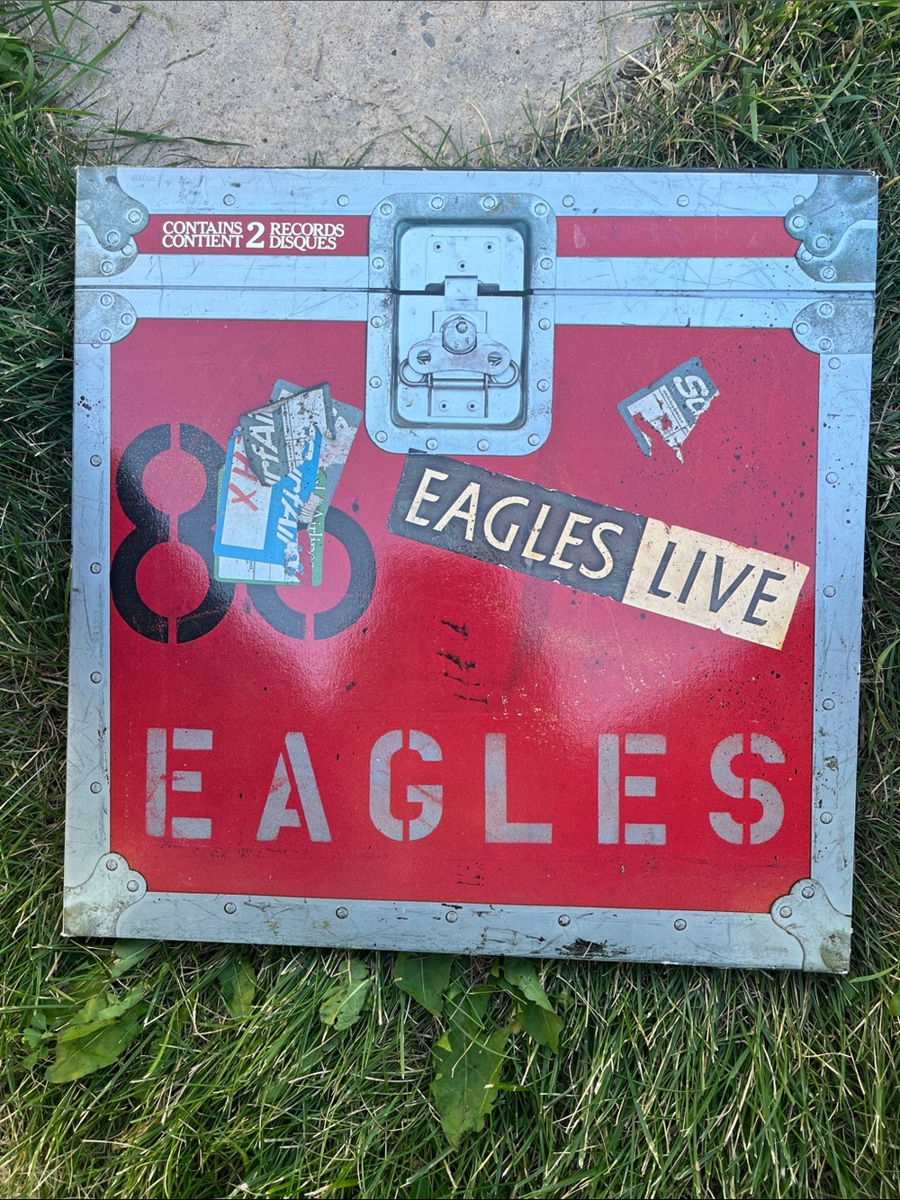 Vintage Concert Gatefold LP with Black & Red Photo Art